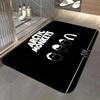 Band A-Arctic Monkeys Floor Mat Soft Flannel Entrance Door Mat Non Slip Absorbent Bathroom Bedroom Floor Rug