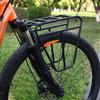 Bike Pannier Rack Sturdy with Slatted Deck ClampOn
