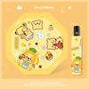 Student Cartoon Butter Bear Umbrella, Dual-Use for Sun and Rain, Cream Bear Sunshade Umbrella, Foldable Automatic Umbrella for Women