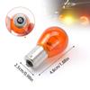 5/10pcs Car Indicator Light Brake Reverse Lamp Parking Light LED Bulbs 1156 BAU15S PY21W 12V Amber Yellow Halogen Lamp DC