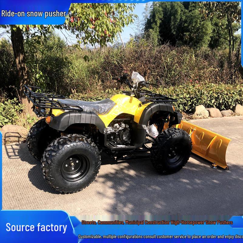 22HP Off-Road Ride-On Snow Sweeper with Extended Operation Flexibility