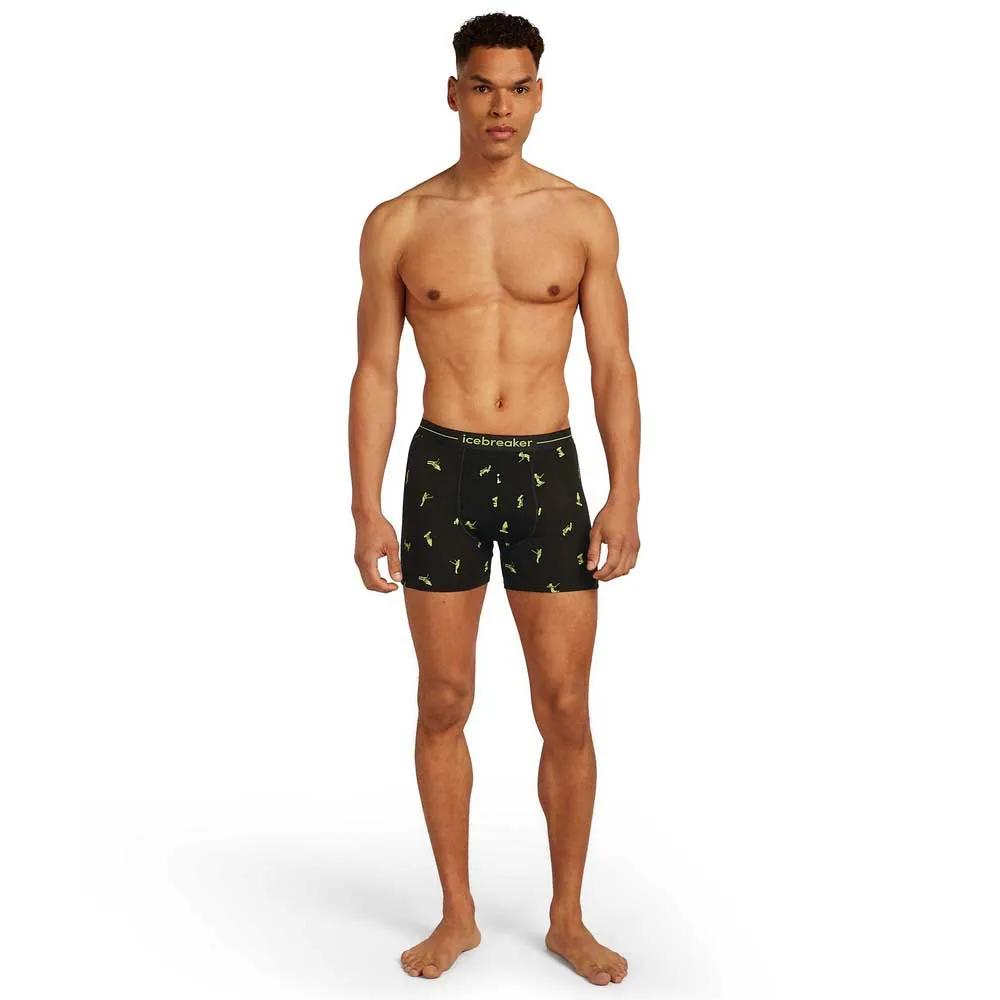 Icebreaker трусы-боксёры Merino 150 Anatomica Snow Day
