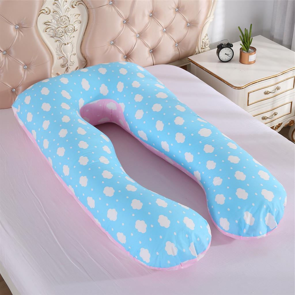 Multifunctional Pregnant Women's Pillow Side Lying Pillow Pure Cotton Detachable and Washable U-shaped Napping Pillow Cushion