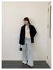 Yi En Ou Retro Micro-Flare Jeans for Women, High Waist Slimming Long Pants for Pear Shape, Long Legs Sequel