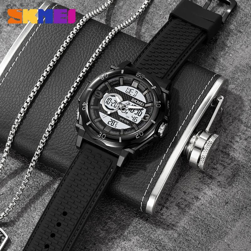 Buy Skmei Watch Fashion Sports Men's Watches Thermometer
