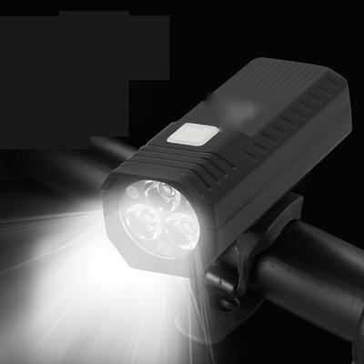 Strong Night Riding Front Light, USB Rechargeable Flashlight for Mountain, Road, and Kids Bikes