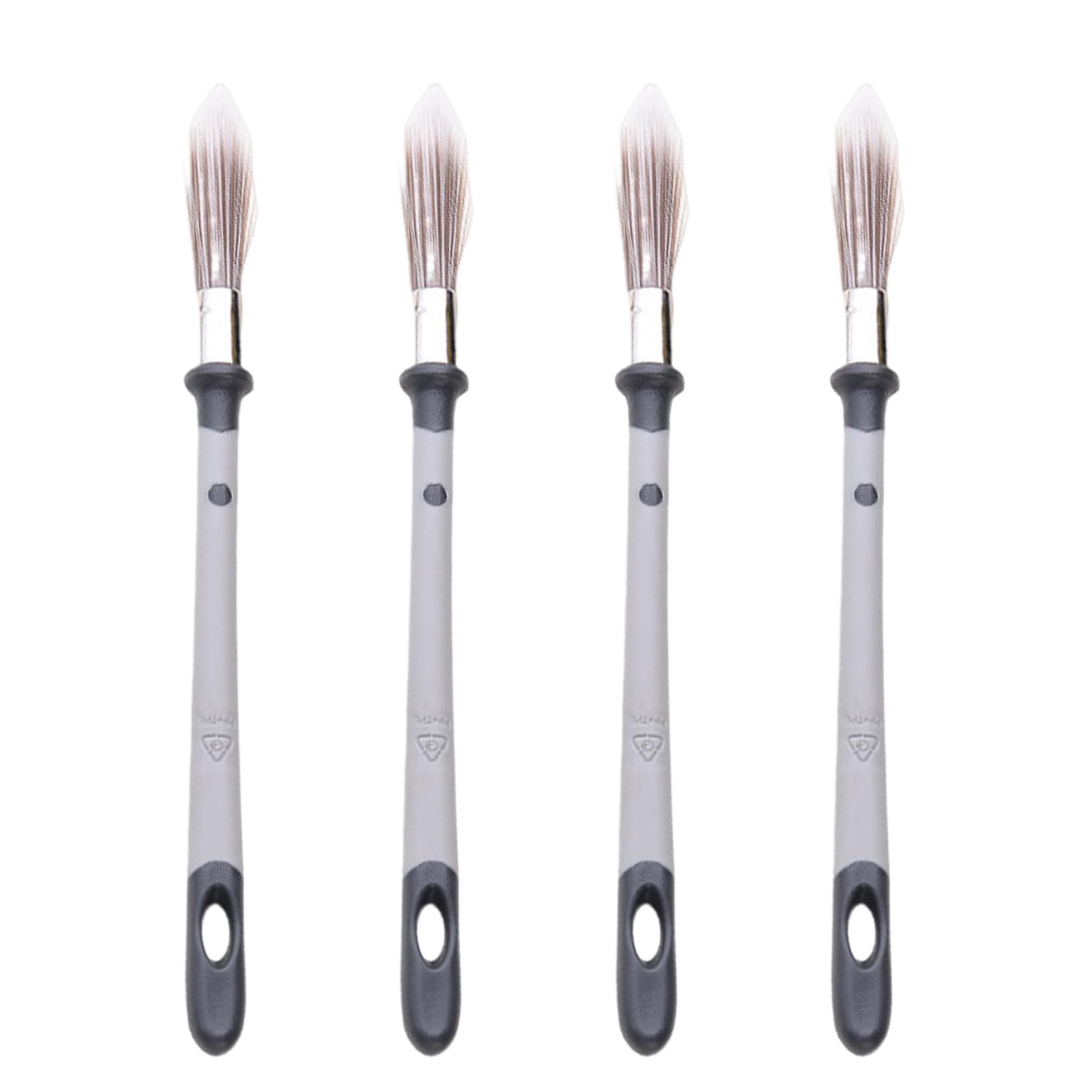 

Набор многоцелевых кистей для отделочной краски, 4 шт., для высококачественной отделки стен и мебели по краям, в углах и вдоль плинтусов