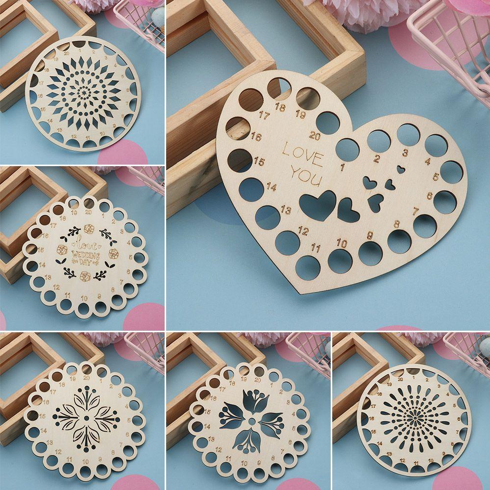Household Wood Sewing Accessories Cross Stitch Embroidery Floss Organizer Thread Holder Storage Tools