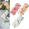 Panels, Wedding Road Cited Flowers Floral Backdrop Artificial for Party Ceremony Decor