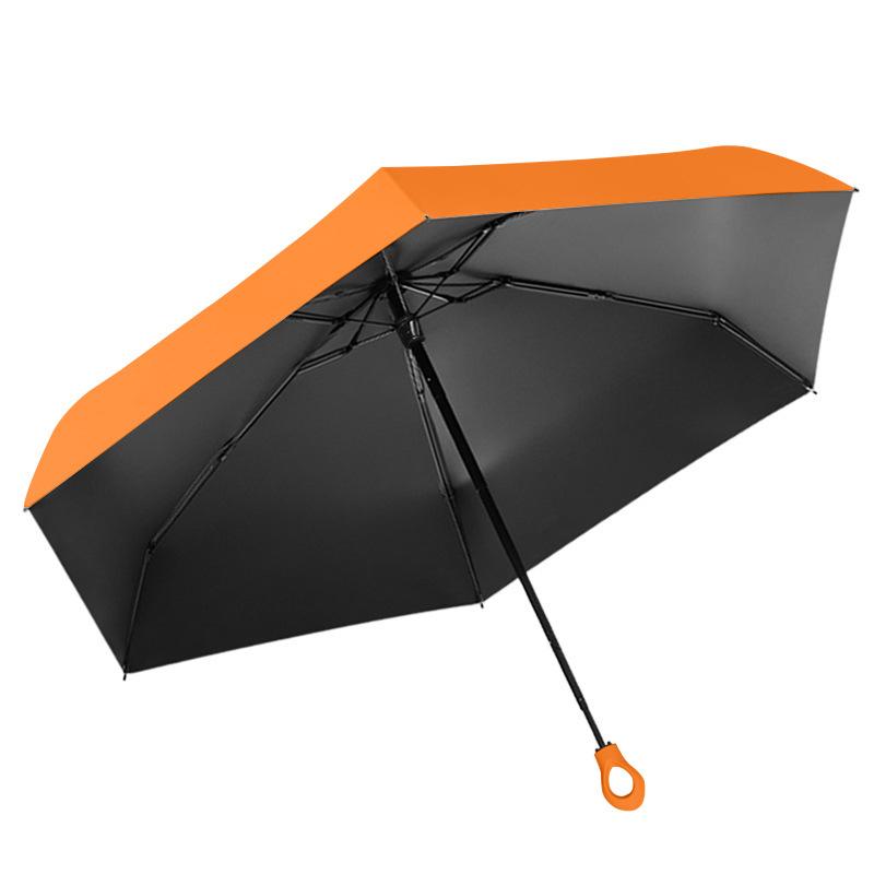 Uv Protection Mini Umbrella Ultralight 6-Fold Portable Sunshade For Women Outdoor Beach Travel Compact Windproof Quick Dry
