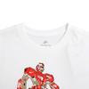 Nike Robot Print Sports Crew Neck Short Sleeve T-Shirt Kids Tops White DJ6689-100