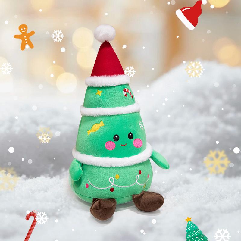 Christmas  New Gingerbread Plush Doll Pendant Santa Tree Elk Old Lady Snowman Plush Toy Home Decor Gift For Boys And Girls