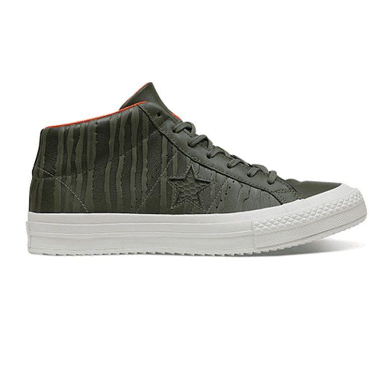 Converse One Star Mid Tops Green 158836C