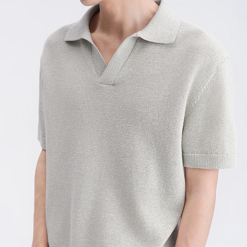 GXG Men's Seagull Collar Casual Polo Shirt