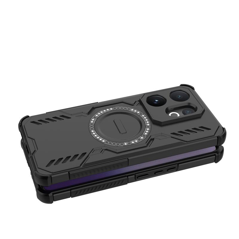 For Vivo V60 Case For Vivo V60 5G Anti-knock Magnetic Adsorption Wireless Charge Full Back Cover For Vivo V60 Case 6.77 Inch