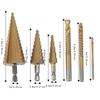 6pcs High Speed Steel Step Drill Bit Set 4-32mm High Speed Steel Bits  Woodworking