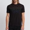 Emporio Armani Blended Fabric Crew Neck Short Sleeve T-Shirt Men Tops Black 3G1TM6-1JQXZ-F059