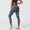 New Printed Yoga Leggings for Women High-Stretch, Snug-Fit Brushed-Back Leggings Sports and Fitness Trousers