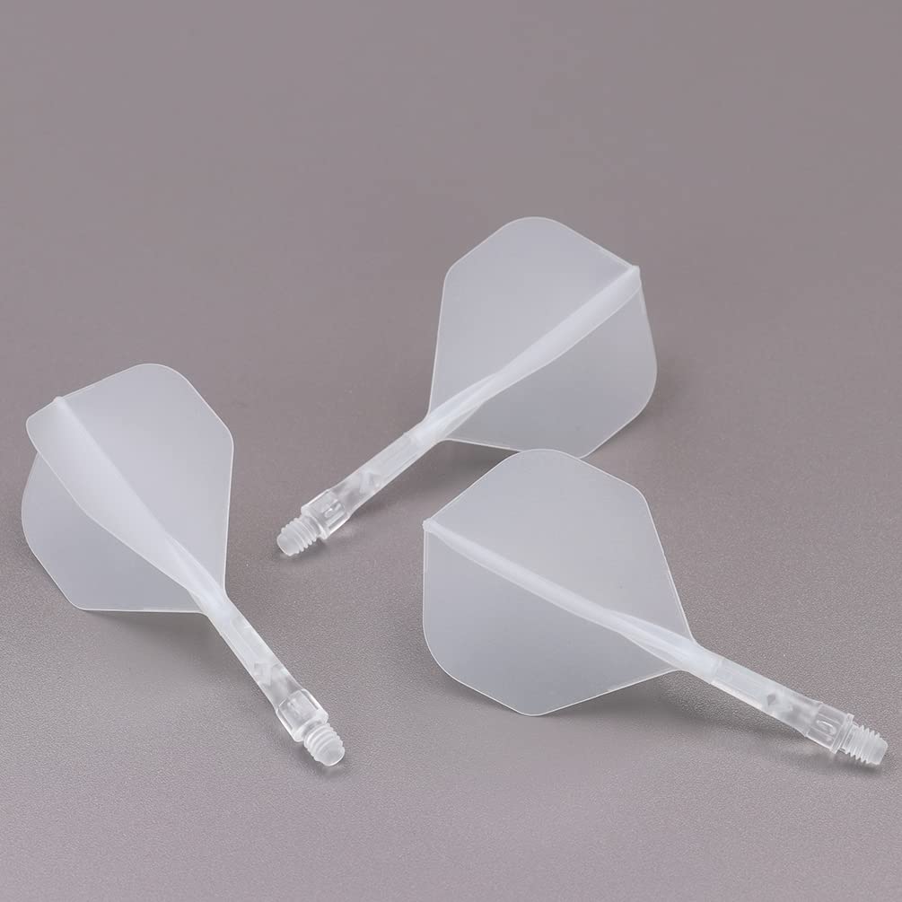 CUESOUL ROST T19 Mixed Shaft Integrated Big Standard Clear Clear Small Size Two-Tone Dual-Material Flights, Shape, 3-Club Set, Flights, Shafts,