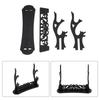 Stereo Display Stand for Sword Collections with Balanced Proportions Suitable for Wall Mounted or Freestanding Applications