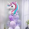 Unicorn Aluminum Foil Balloons for Children's Birthday Party Decorations