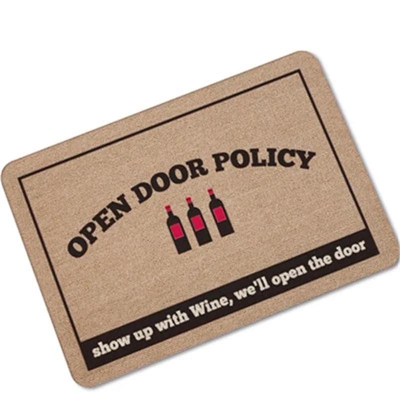 Humorous Funny Doormat Saying Quotes If You Forgot The Wine Go Home Floor Mats Non-slip Kitchen Rugs Bathroom Christmas Gift