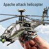 Apache Helicopter Alloy Model Military Toy for Kids