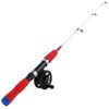 Eisangelruten- und Rollen-Set, 62 cm, Angelrute mit Eisangelrolle zum Eisangeln im Winter