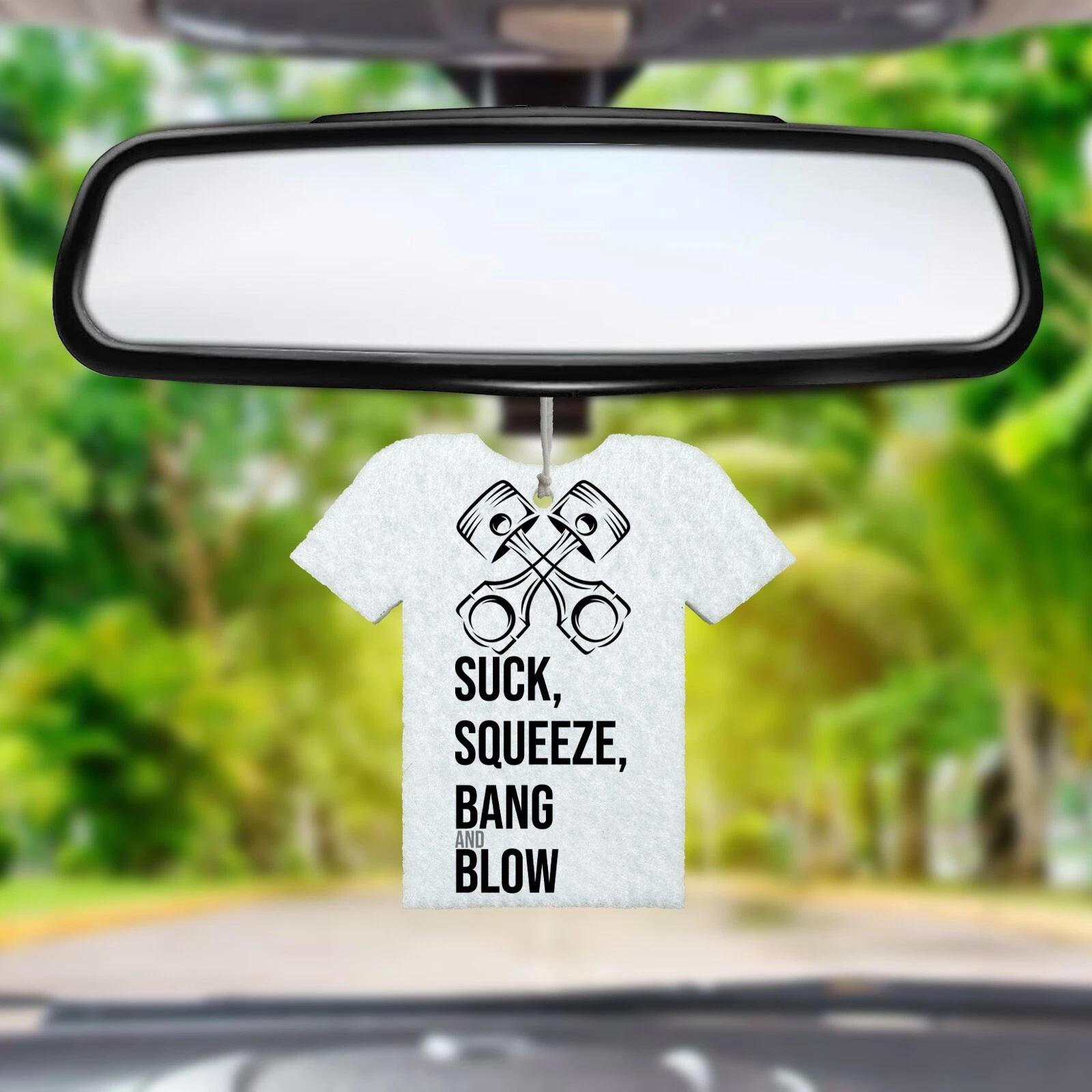REUSABLE Double Sided T-Shirt Air Freshener - Suck, Squeeze, Bang and Blow 4XL