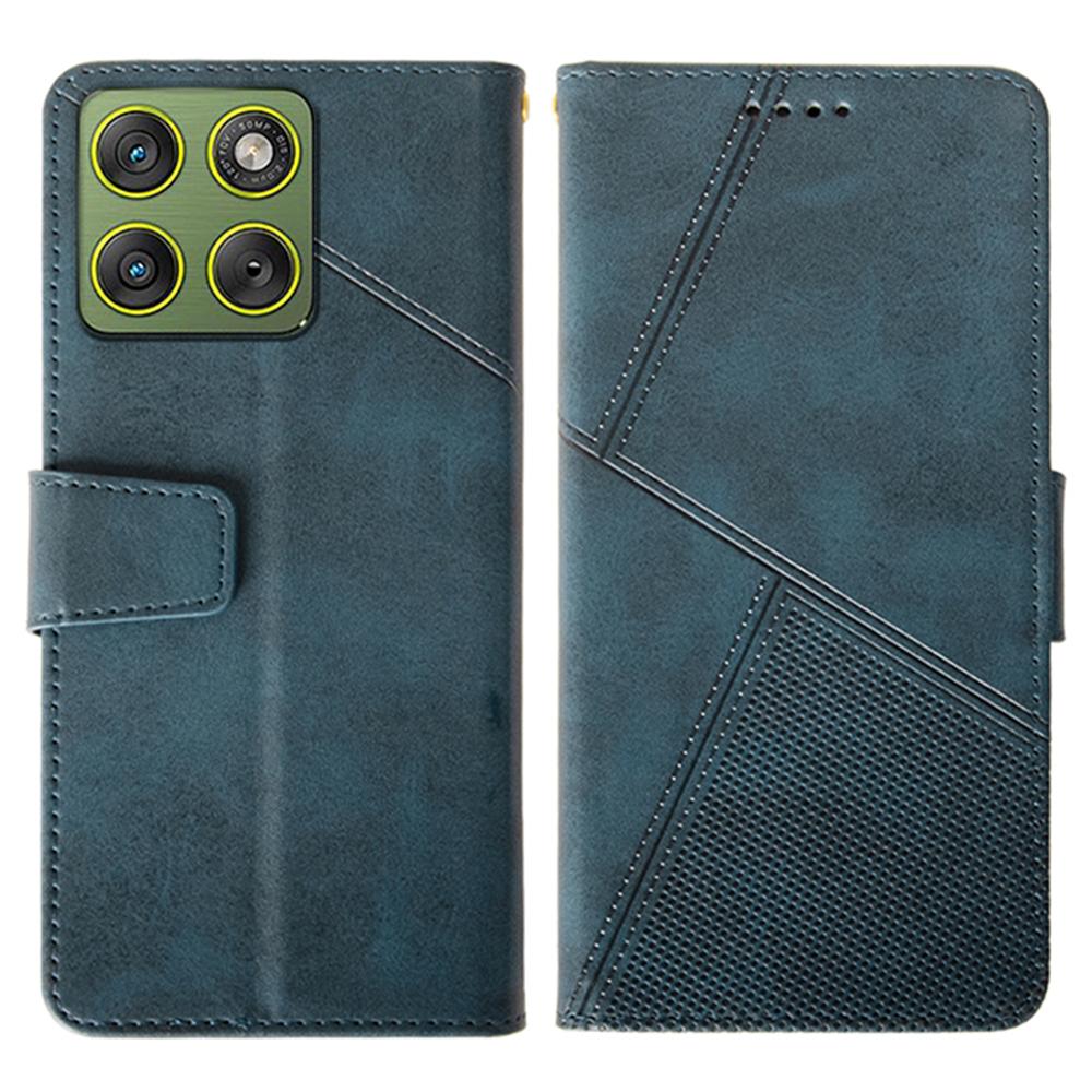 

IDEWEI For Motorola Edge 70 5G Case Leather Wallet Phone Cover Stand Calf Texture