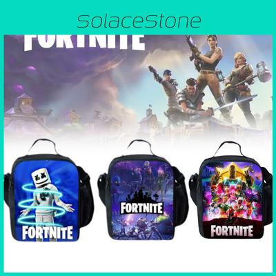 Insulated Game Cartoon Lunch Bag Snack Picnic Travel School Lunchbox