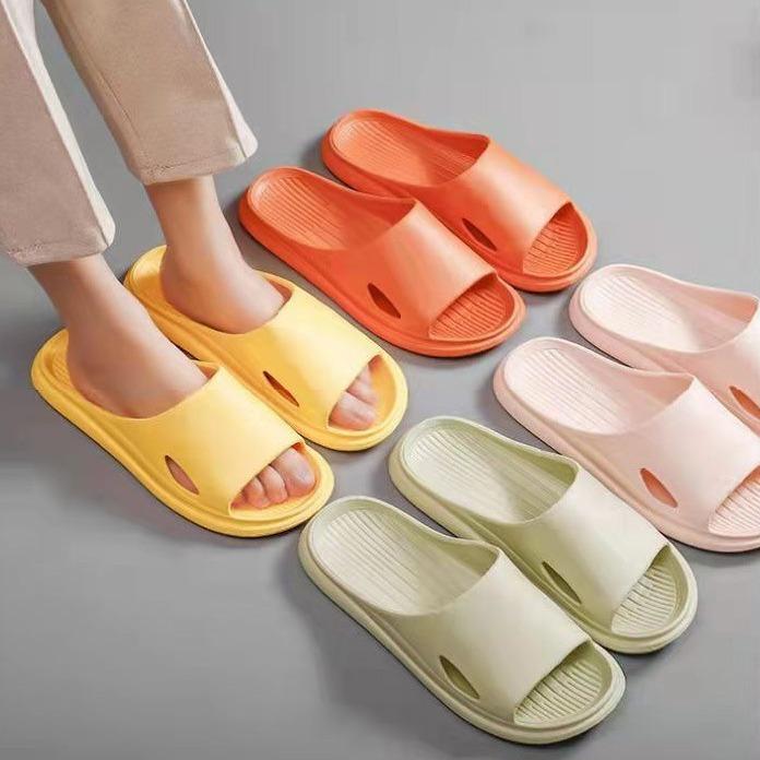 Slippers Couple Slippers Men And Women Slippers Summer Sandals And Slippers Fashion Casual Thick Bottom Beach Bathroom Slippers