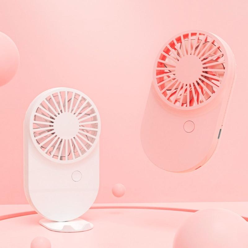 Lightweight USB Fan Multifuntional Cooling Device Small Fan Handheld Powerful Fan Cute Desk Fan for Desk Travel Use