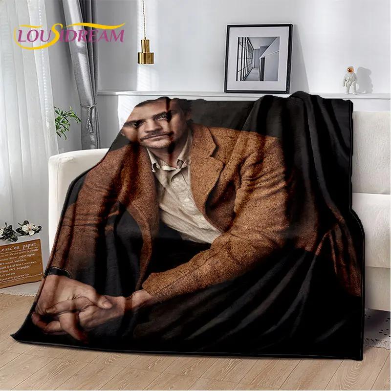 Couverture Peluche Douce Photo Jose Pedro Balmaceda Pascal Imprimée en 3D, Couverture Flanelle Couverture Jetée pour Salon Chambre à Coucher Lit Canapé