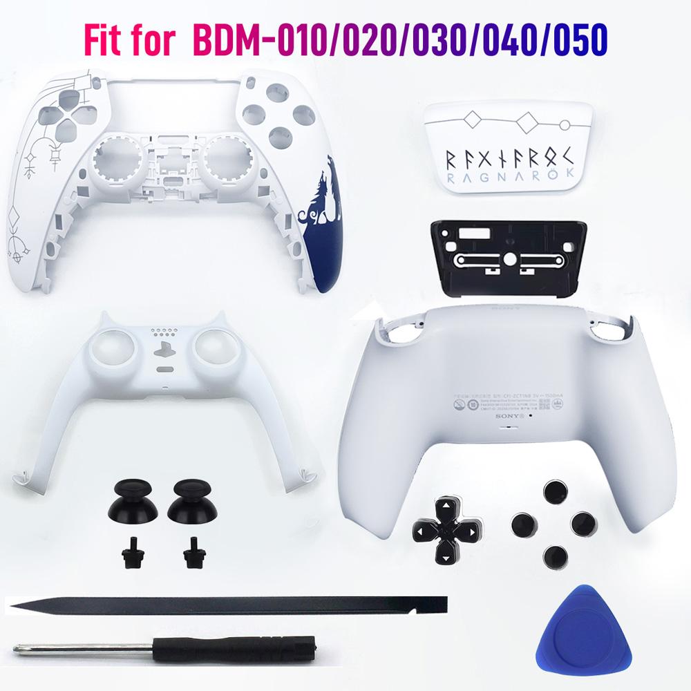 Limited God of War for PS5 Controller Shell Touchpad Gamepad Cover Replacement Front Back Plates Handle Case for BDM-010/020/030