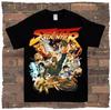 Classic Action Game Arcade Short Sleeve Printed Cotton T-Shirt Vintage High Street Top Casual Loose Streetwear Unisex