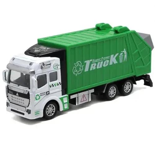 1:32 Garbage Truck Toy Car As Birthday Present Educational Clean Trash Car Kids Toys Gifts