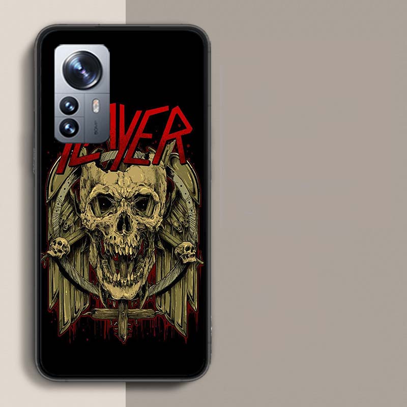 Slayer Heavy Metal Rock Band Phone Case For Xiaomi Mi 13 12T Poco F7 Pro 14 Ultra 15 Pro 12X 12 9 8 Lite 5G 11T 11i 10 10T Pr