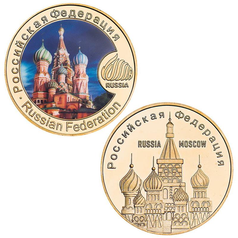 Архитектуры Золотая Фольга Памятные Медальоны Известные Достопримечательности В Монете Сувенир Подарок Для Коллекции beige
