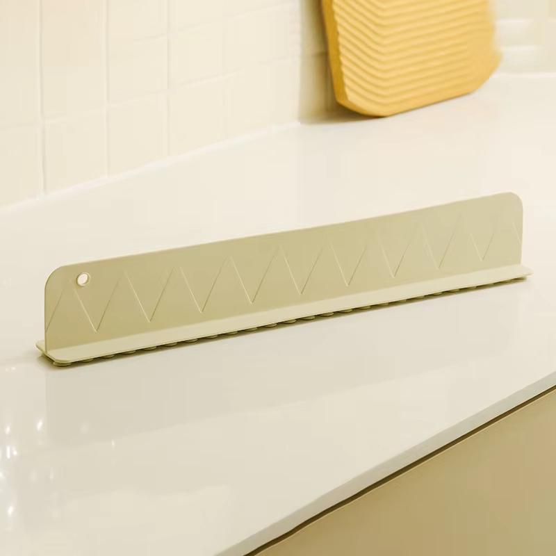 Multi-functional Soft Silicone Splash Guard Kitchen Sink Sucker Water Baffle Plate Oil-Proof Sink Organizer Household Products