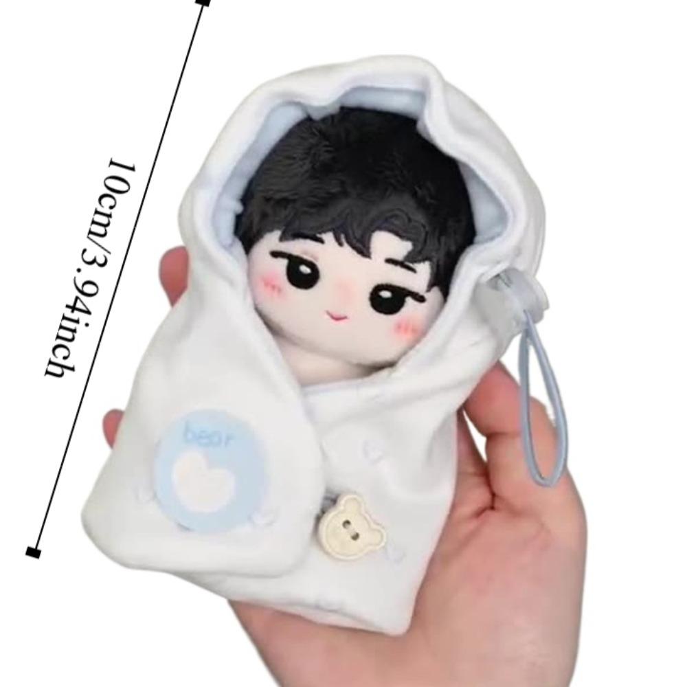 Cloak 10cm Cotton Doll Swaddling Clothes Swaddling Doll Dress Up Set  10cm Cotton Doll