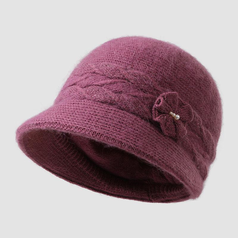 Outdoor Holiday Travel Party Winter Warm Knit Beanie Beret Fashionable Ladies' Hats