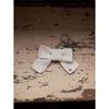Slowslowly No.205 / Big Ribbon Crochet Keyring _ Cream