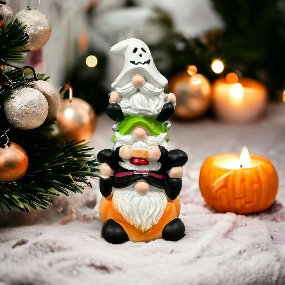 Handmade Halloween Statue Cartoon Garden Ornaments Creative Resin Crafts  Yard Ornament