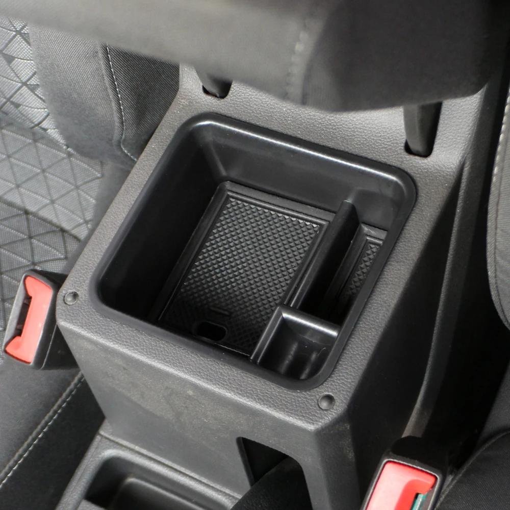Car Storage Box For Volkswagen VW T-cross Tcross 2018 - 2025 Container Sorting Tray Car Organizer Accessories