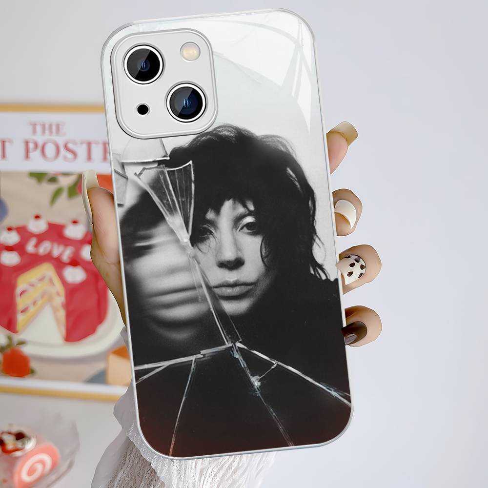 Lady Gaga Ablums For IPhone 14 13 12 Mini 11 Pro XS Max X XR 14 Plus Tempered Glass Cover
