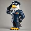 Eagle Tribute Sculpture,Veteran Thank You Table Top Statue for Memorial Day & Veterans Day Patriotic Home Office Decor (Army)
