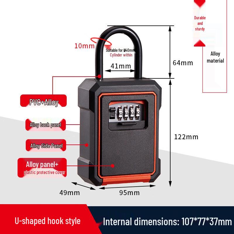 Aokewen Wall-Mount Password Key Safe