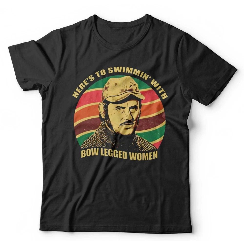 Jaws T shirt Heres To Swimming with Bow Legged Unisex Unisex Kids Retro Quint S
