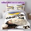 Haikyu Hinata Shoyo Print 3pcs Bedding Set Duvet Cover Children's Gift Various Sizes Extra Large Cartoon Design